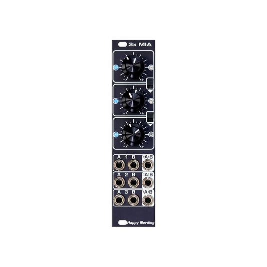 Happy Nerding 3xMIA 6-channel attenuverting mixer/offset/scale/polarizer