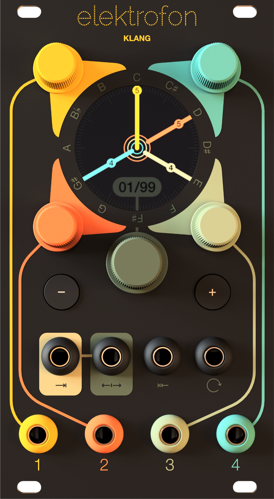 Elektrofon Klang four voice polyphonic controller
