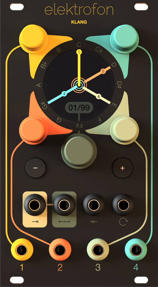 Elektrofon Klang four voice polyphonic controller