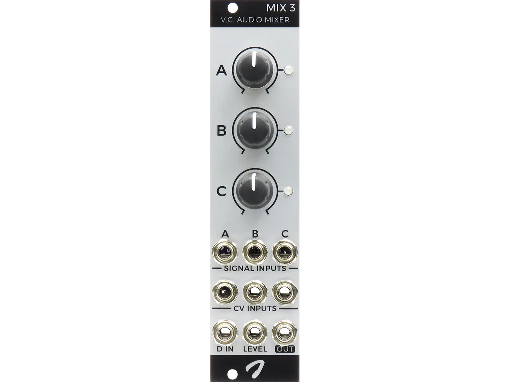 Joranalogue Audio Design Mix 3 - 3+1 Channel Voltage Controlled Audio Mixer