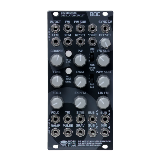 Rides In The Storm BOC - Discrete VCO