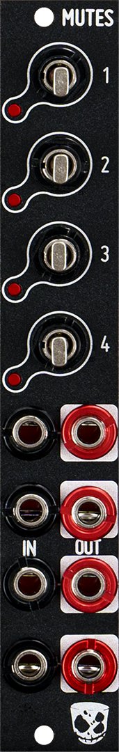 Befaco x DivKid Mutes mk2 - 3U panel