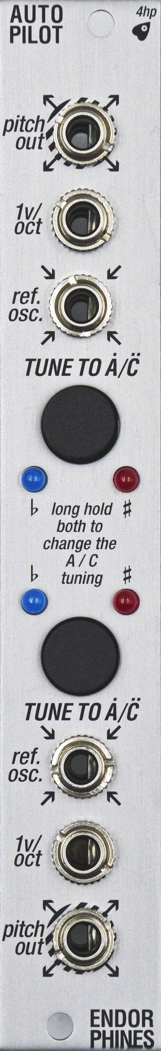 Endorphin.es Autopilot Silver - Eurorack tuner og autotune