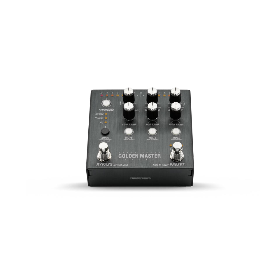 Endorphin.es Golden Master Pedal Black - multiband mastering-pedal