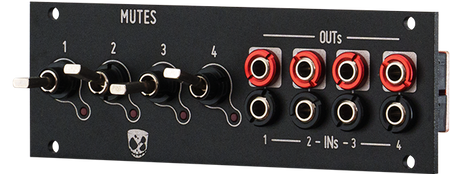 Befaco x DivKid Mutes mk2 - 1U panel side