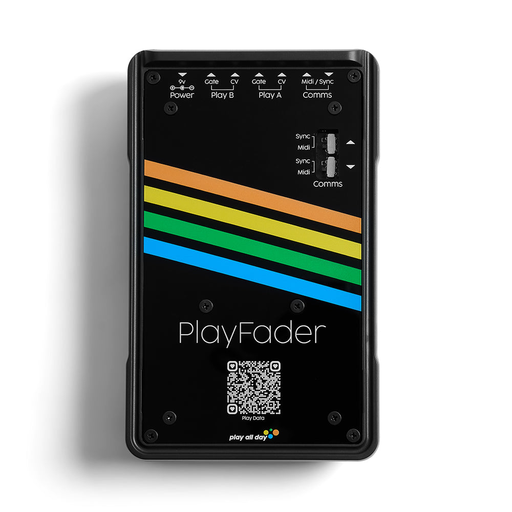 Play All Day PlayFader 2-kanals CV, Gate og Midi-sequencer