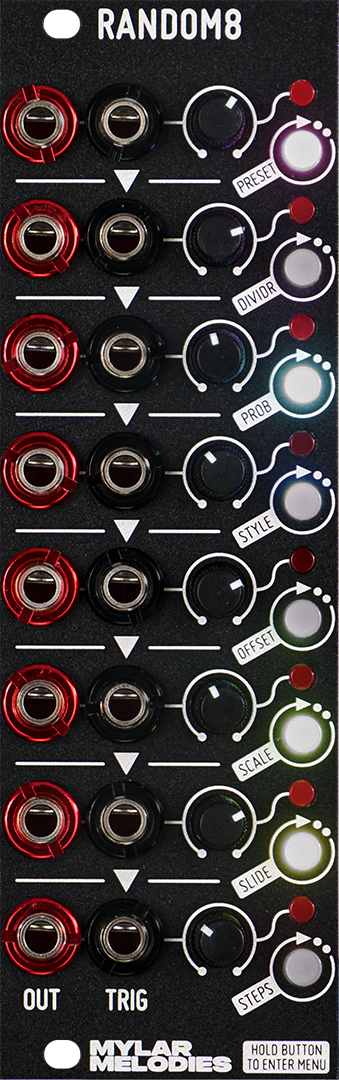 Befaco x Mylar Melodies RANDOM8 Eurorack Random Voltage Generator