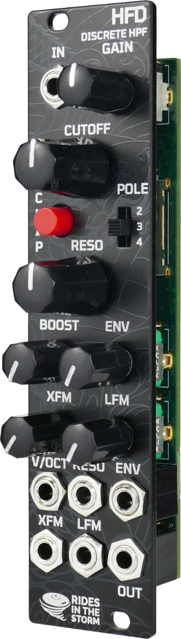 Rides In The Storm HFD Discrete Analog Four pole hi-pass filter
