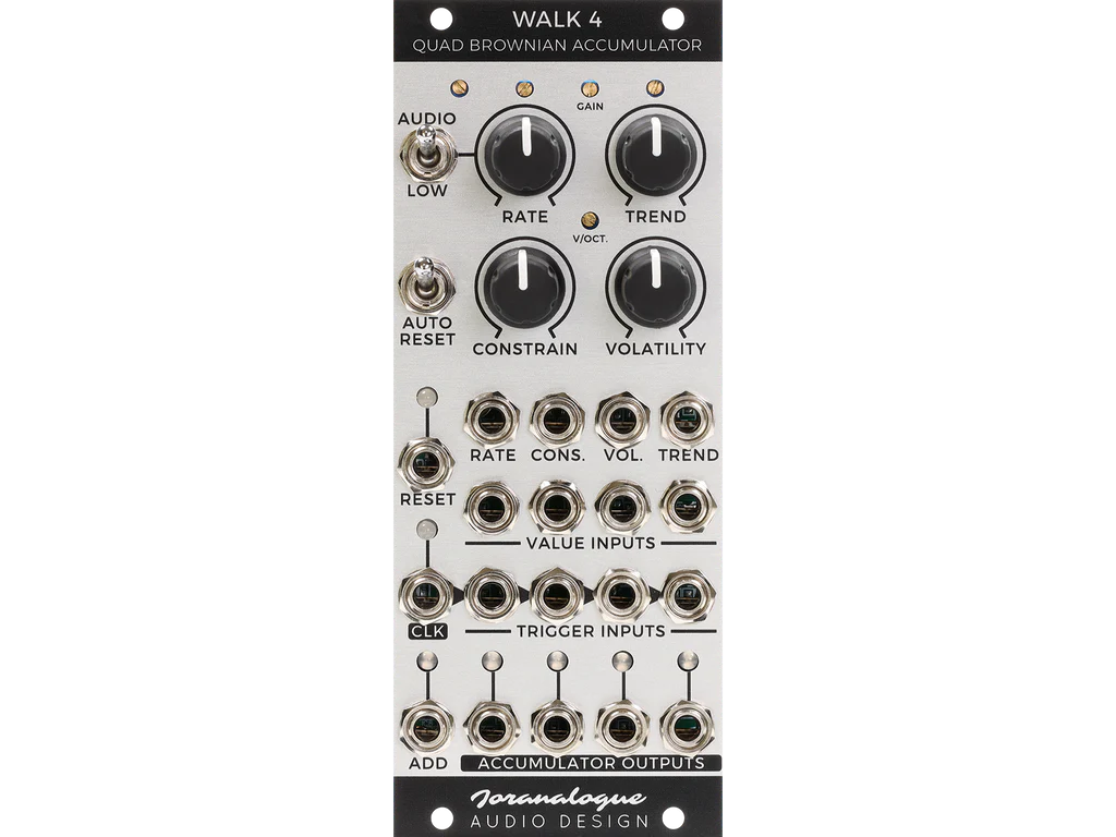 [Forhåndsbestilling] Joranalogue Audio Design Walk 4 - Quad Brownian Accumulator