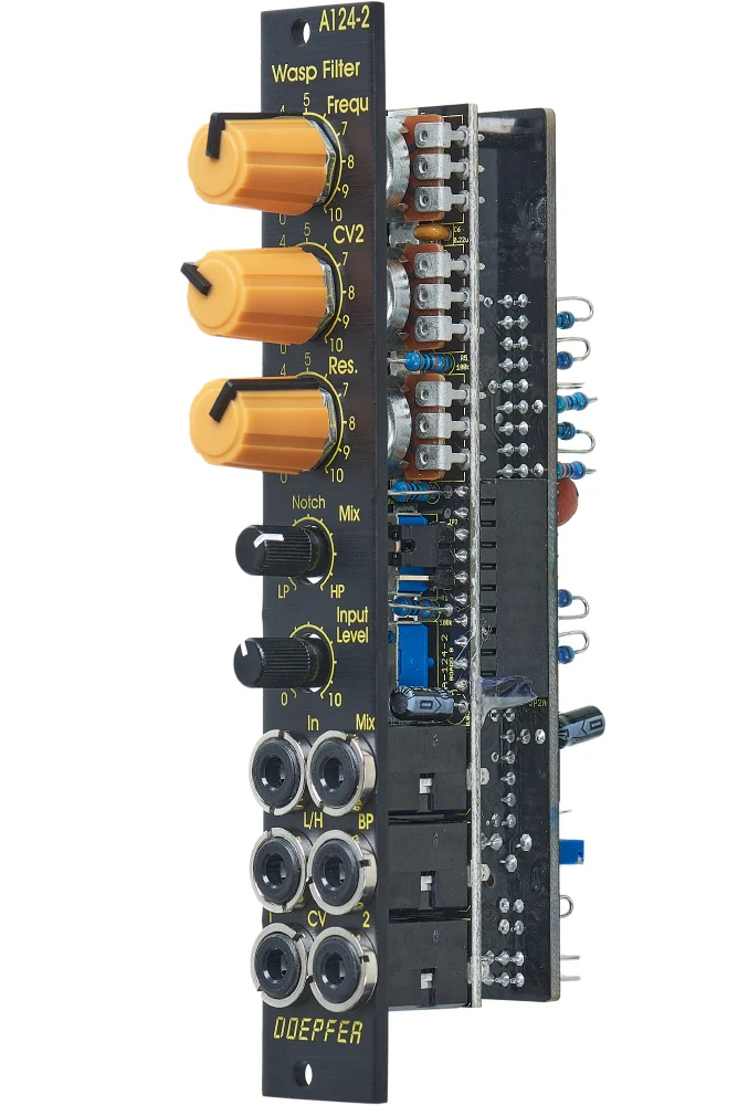 Doepfer A-124-2SE Wasp Filter SE black/yellow Slim Line