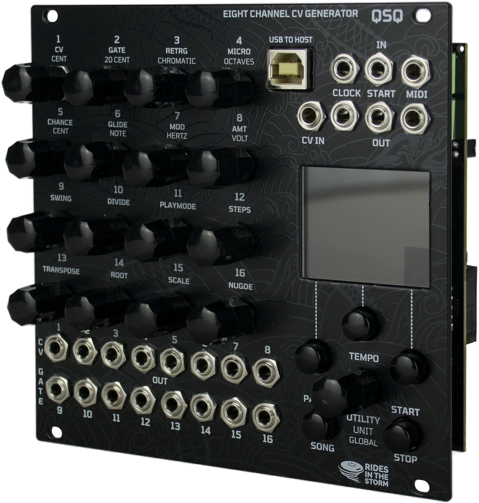 Rides In The Storm QSQ 8 channel CV/gate sequencer