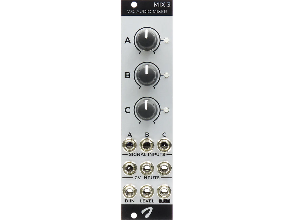 Joranalogue Audio Design Mix 3 - 3+1 Channel Voltage Controlled Audio Mixer