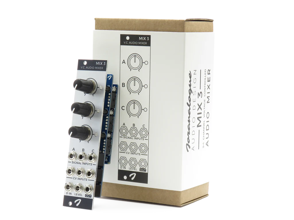 Joranalogue Audio Design Mix 3 - 3+1 Channel Vvoltage Controlled Audio Mixer