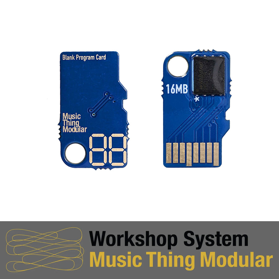 Music Thing Modular Workshop System Program Cards – Blue 16MB (3-pack)