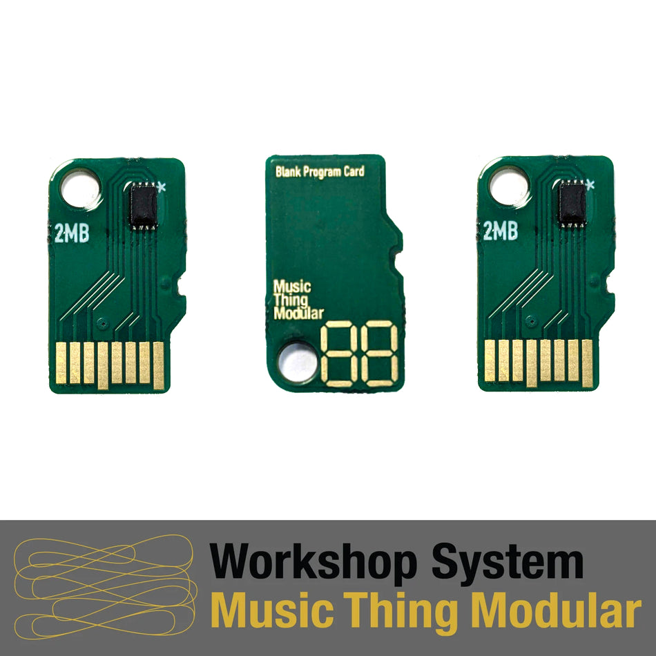 Music Thing Modular Workshop System Program Cards – Green 2MB (3-pack)
