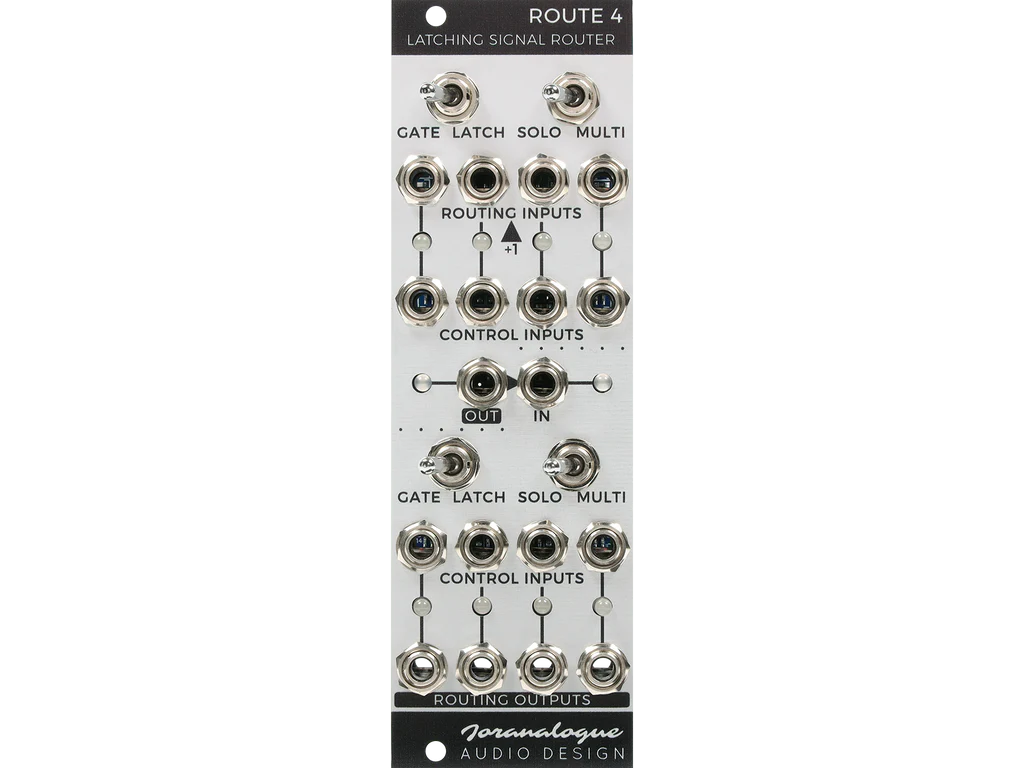 Joranalogue Audio Design Route 4 - Latching Signal Router