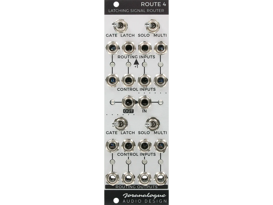 Joranalogue Audio Design Route 4 - Latching Signal Router